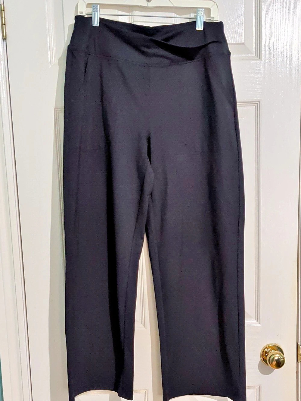 High-Rise Wide-Leg Pant Black